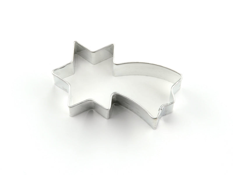 Sternschnuppe Ausstechform, Edelstahl - Tortendekoshop