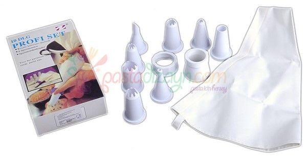 Stoffspritzbeutel und Tüllen Set - Tortendekoshop