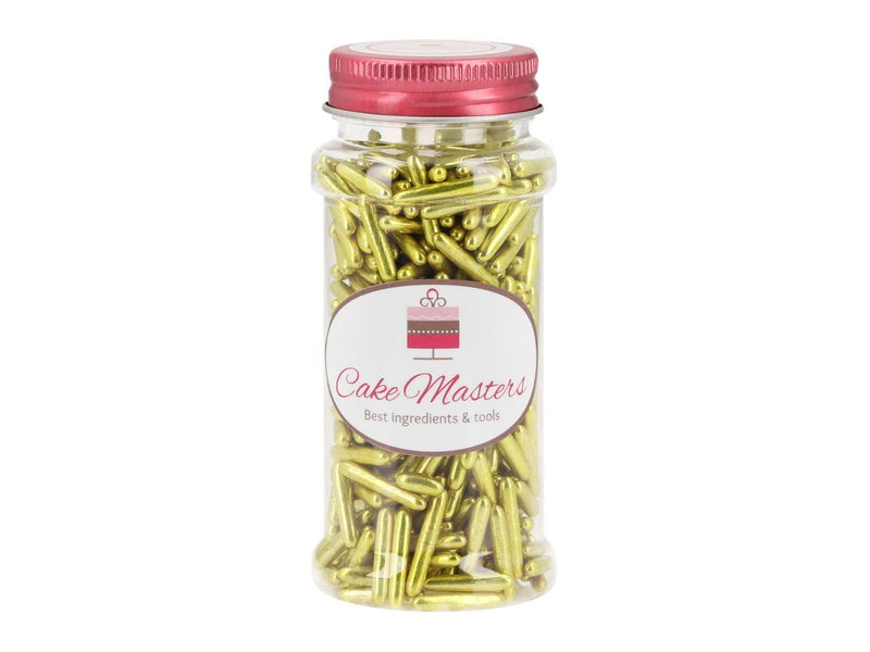 Sugar rods XL gold, 80g - Tortendekoshop