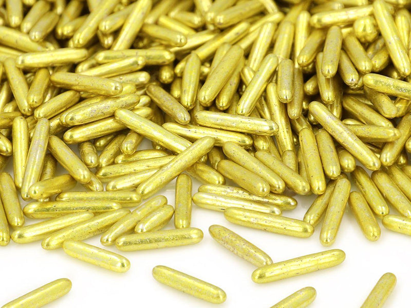Sugar rods XL gold, 80g - Tortendekoshop