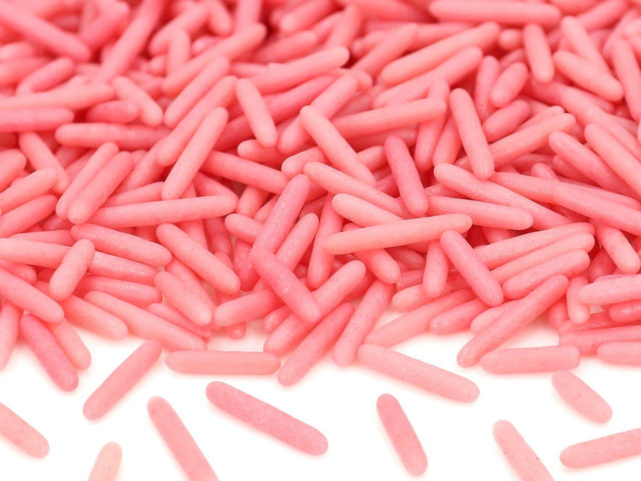Sugar rods XL pink. 80g - Tortendekoshop