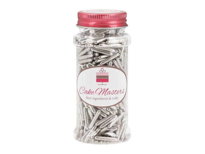 Sugar rods XL silber. 80g - Tortendekoshop