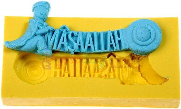 Sünnet, Masaallah Thema Silikonform - Tortendekoshop