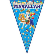 Sünnet, Masallah, Nazar Boncuklu Wimpelkette, 2m - Tortendekoshop