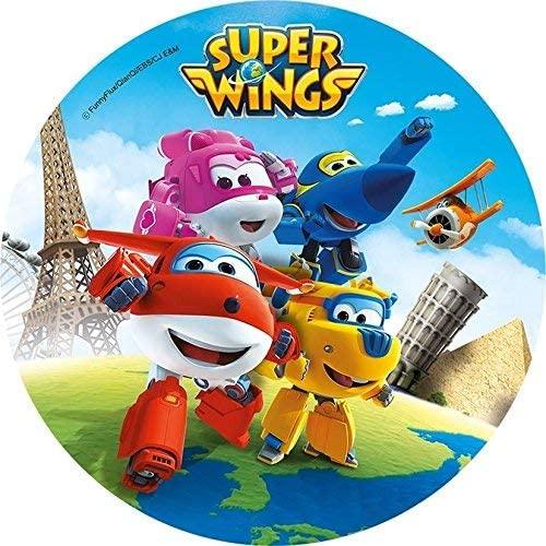 Super Wings Runde Tortenaufleger - Tortendekoshop