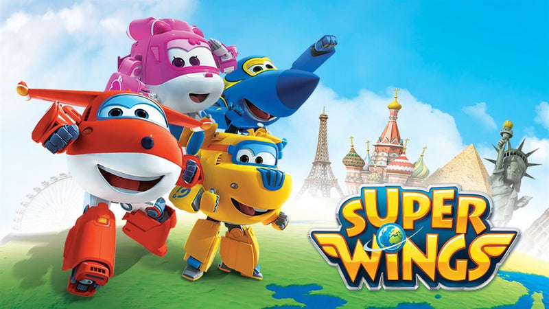 Super Wings Tortenaufleger, Rechteckig - Tortendekoshop