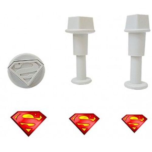 Superman Logo Ausstecher Set - Tortendekoshop
