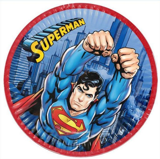 Superman Party Pappteller - Tortendekoshop