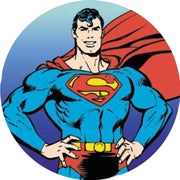 Superman Runde Tortenaufleger - Tortendekoshop
