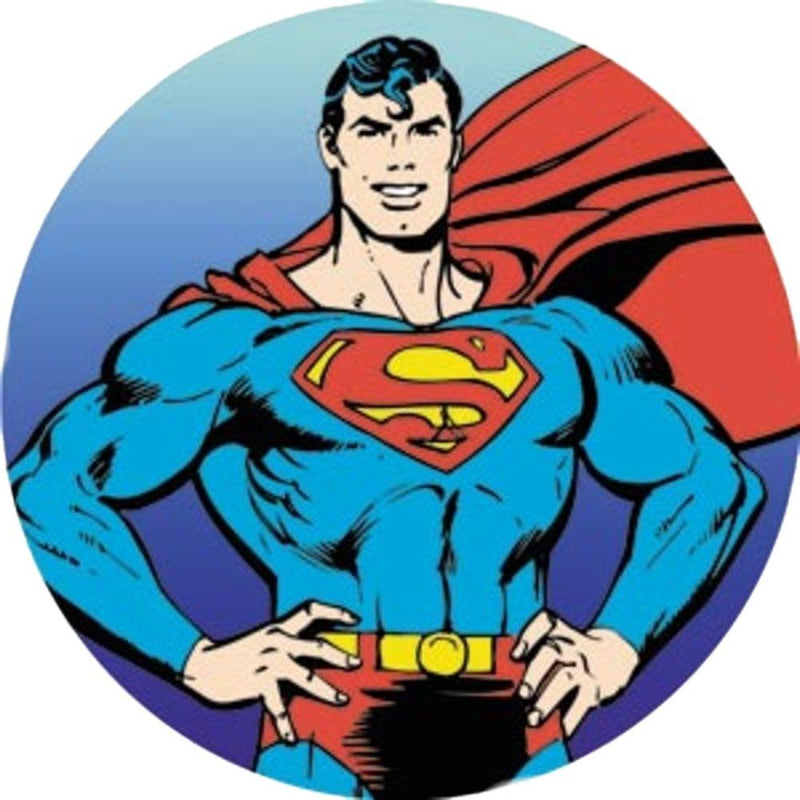 Superman Runde Tortenaufleger - Tortendekoshop