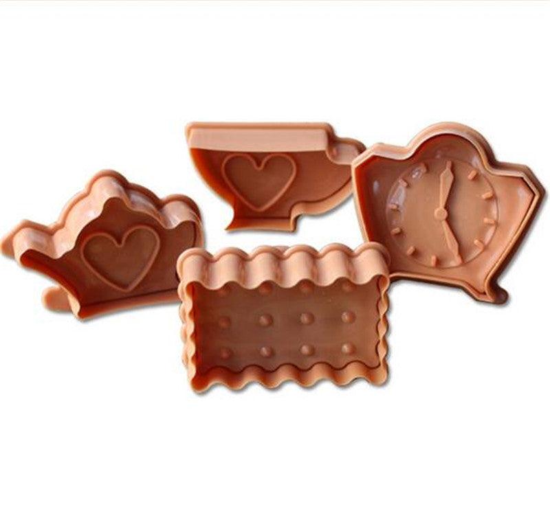 Teezeit Ausstecher Set - Tortendekoshop