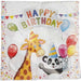 Tiere Happy Birthday Party Servietten - Tortendekoshop