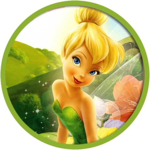 Tinker Bell Runde Tortenaufleger - Tortendekoshop