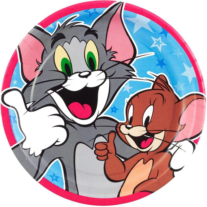 Tom und Jerry Runde Tortenaufleger - Tortendekoshop