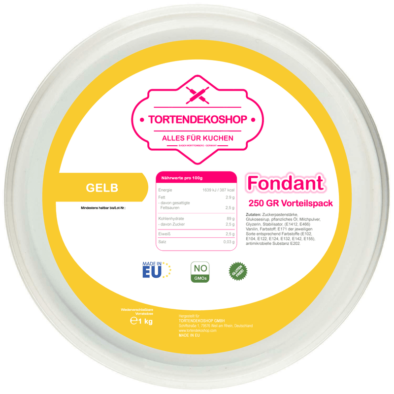 Tortendeko Fondant - Tortendekoshop