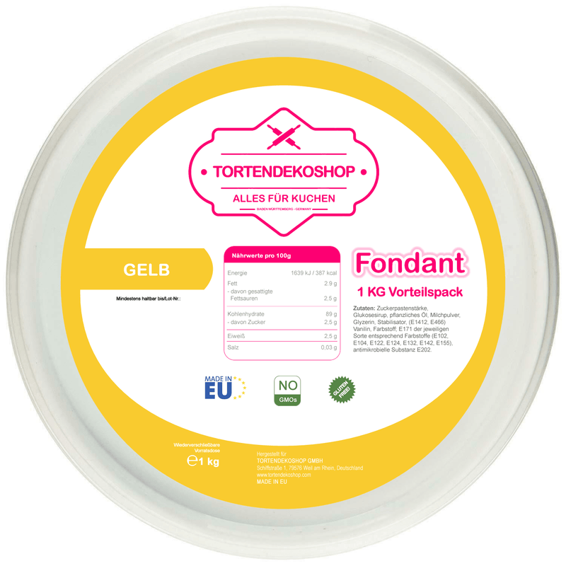 Tortendeko Fondant - Tortendekoshop