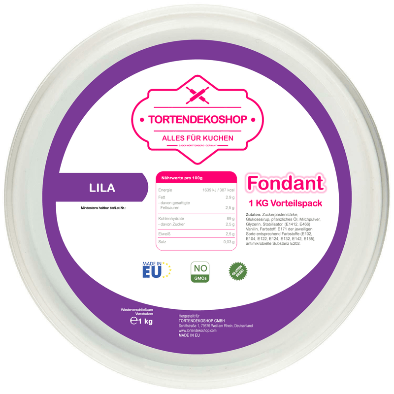Tortendeko Fondant - Tortendekoshop