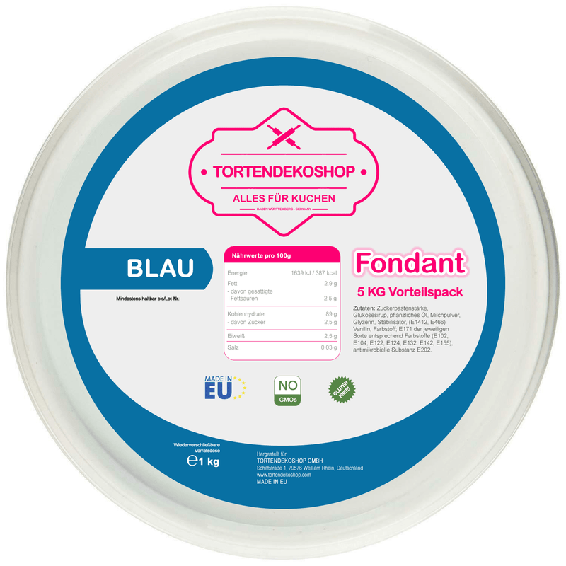 Tortendeko Fondant - Tortendekoshop