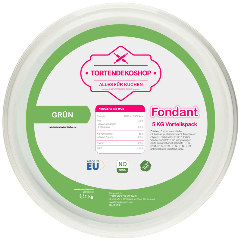 Tortendeko Fondant - Tortendekoshop