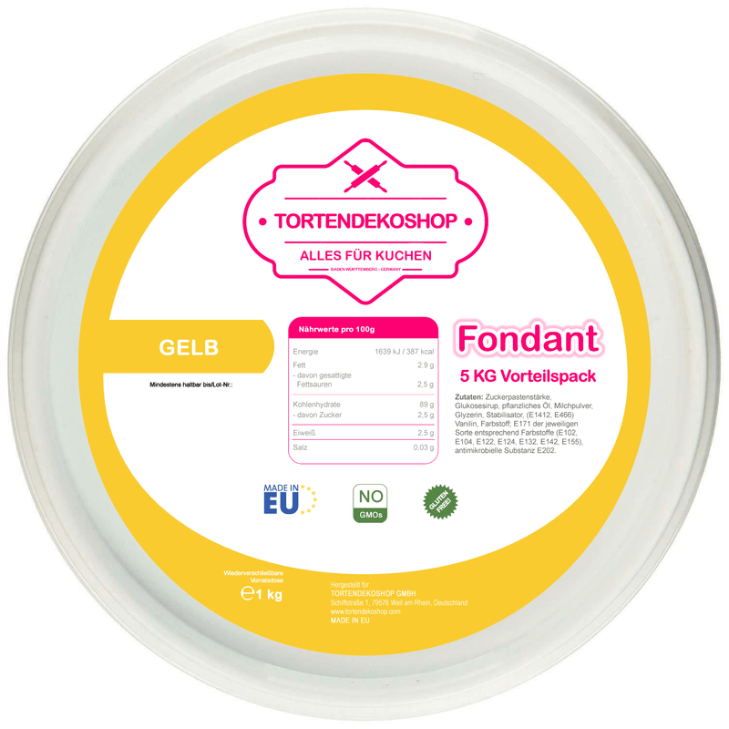 Tortendeko Fondant - Tortendekoshop
