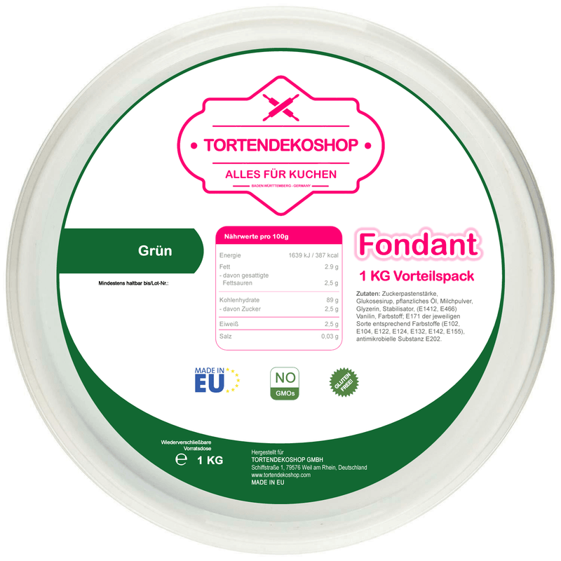 Tortendeko Fondant - Tortendekoshop