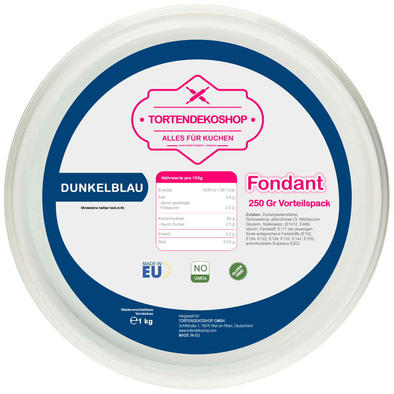 Tortendeko Fondant - Tortendekoshop