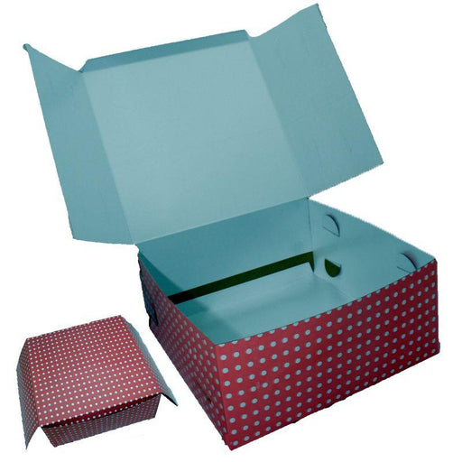 Tortenkarton, Torten Box, 40x45cm, rot - Tortendekoshop