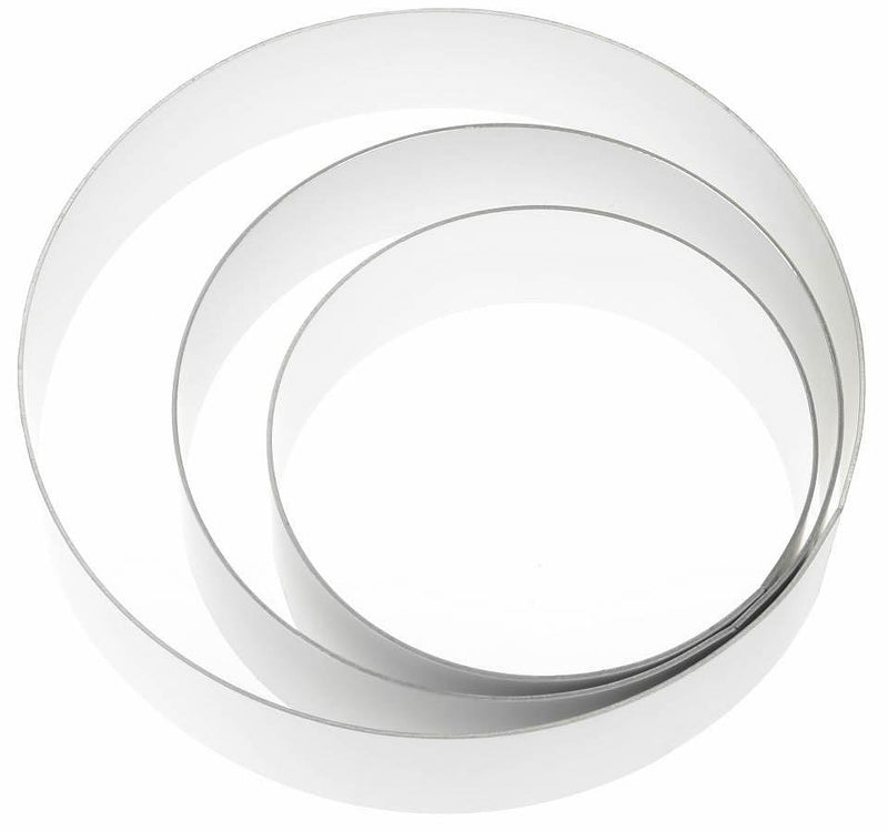 Tortenring, Backform rund, 3er, 60mm - Tortendekoshop