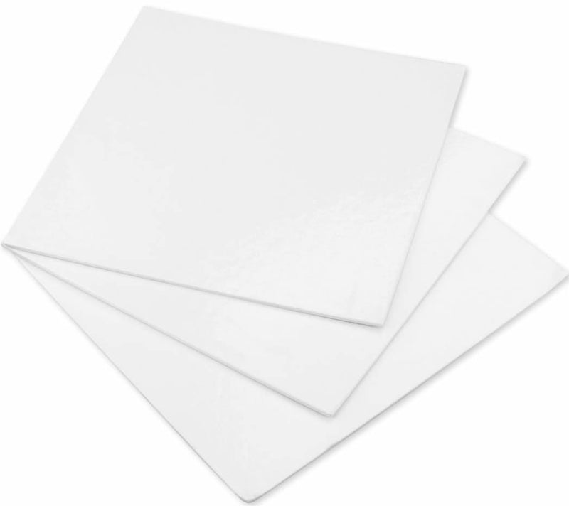 Tortenunterlage Quadratisch, 35cm, weiß - Tortendekoshop