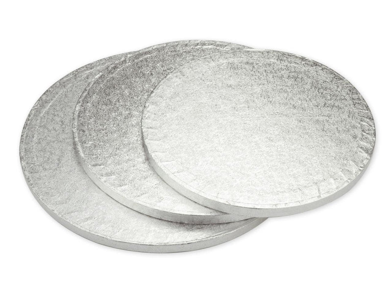 Tortenunterlage Rund Silber, 30cm - Tortendekoshop