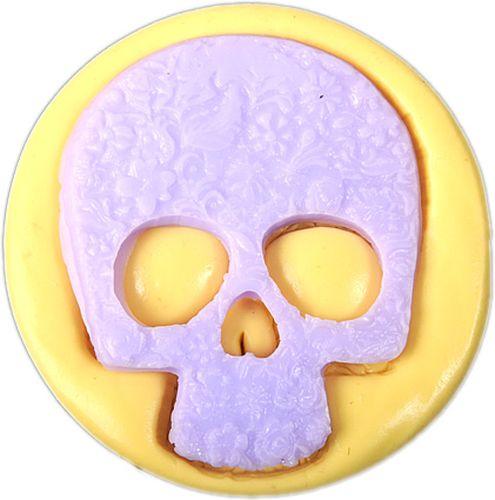 Totenkopf Silikonform - Tortendekoshop