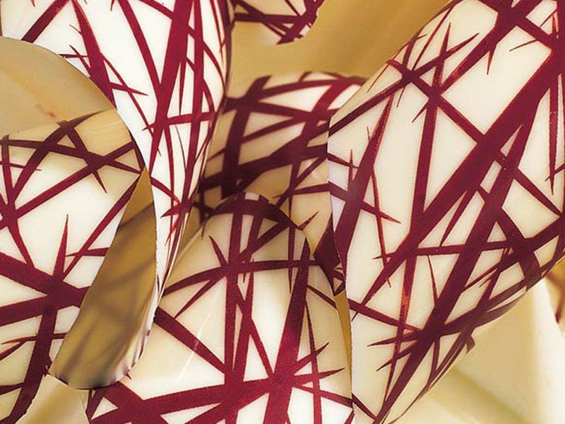 Transferfolie Mikado bordeaux - Tortendekoshop