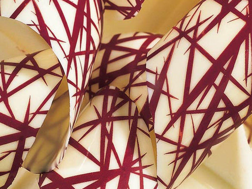 Transferfolie Mikado bordeaux - Tortendekoshop