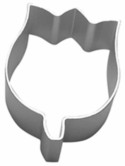 Tulpen Ausstechform, Aluminium - Tortendekoshop
