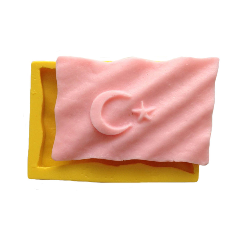 Türkei Flagge Silikonform - Tortendekoshop