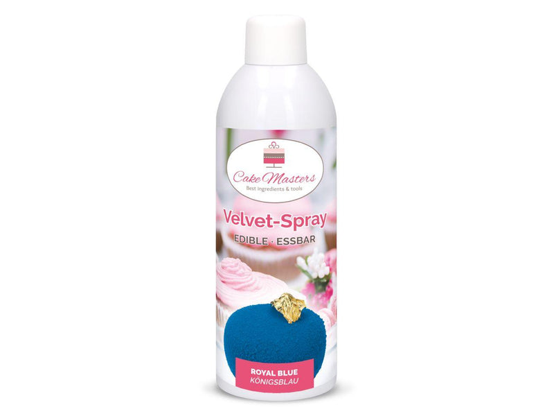 Velvet Spray blau, 400ml - Tortendekoshop