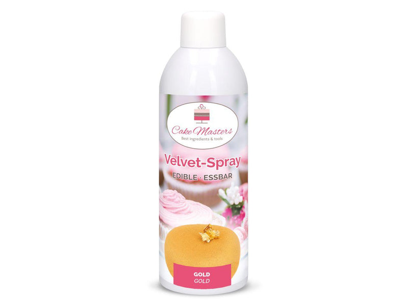 Velvet Spray Gold, 400ml - Tortendekoshop