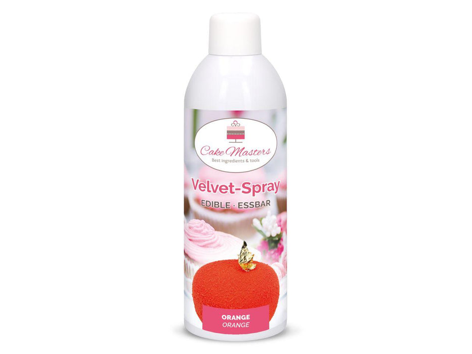 Velvet Spray orange, 400ml - Tortendekoshop