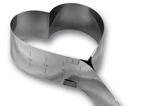 Verstellbar Tortenring, Backform, Herz - Tortendekoshop
