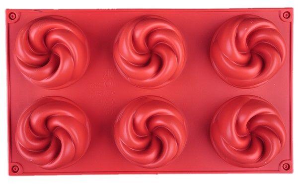 Vertigo mit Motiven Schokoladen Silikonform - Tortendekoshop