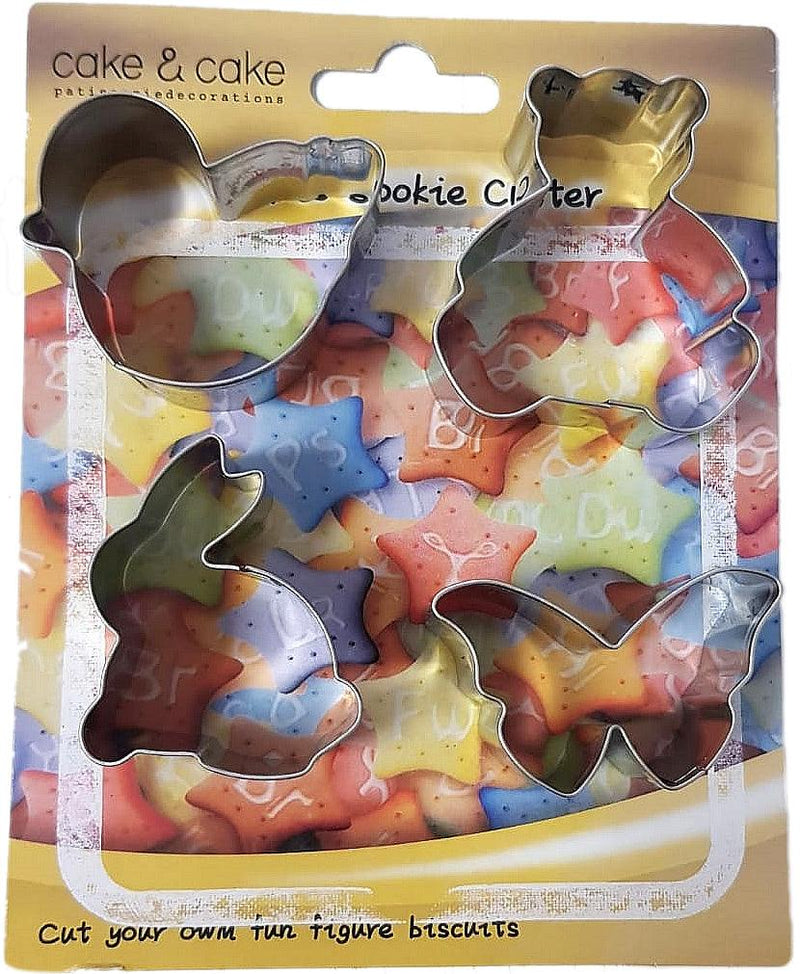 Vogel, Bär, Hase, Schmetterling Ostern, Ausstechformen - Tortendekoshop