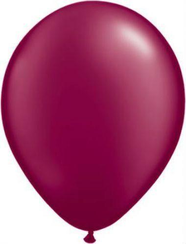 Weinrot Luft Metallic Part Ballon - Tortendekoshop