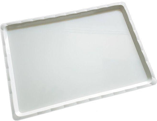 Weiß Kunststoff Tablett, 22,5x32,5cm - Tortendekoshop