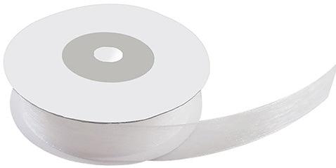 Weiß Organza Schleifenband, 2cm - Tortendekoshop