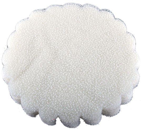 Weiß Tüll mit Glitzereffekt, 20cm - Tortendekoshop