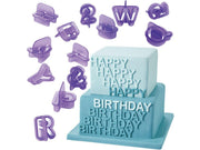 Wilton Alphabet, Number Cut-Outs Set, 40er - Tortendekoshop
