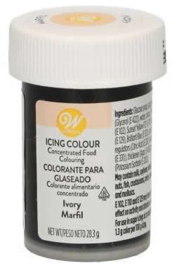 Wilton Gel Ivory, Hautfarbe, 28gr - Tortendekoshop