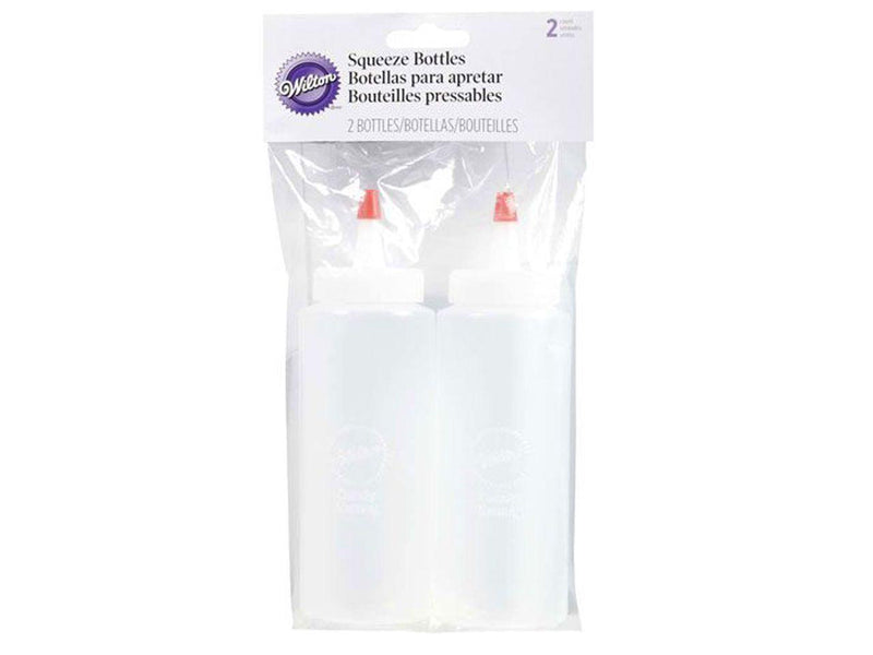Wilton Mini Dosierflaschen, 2 Stück - Tortendekoshop