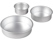 Wilton Runde Pan 3er Set, Aluminium - Tortendekoshop