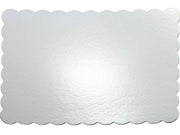 Wilton Tortenplatte Karton, Silber, 32,5x47cm - Tortendekoshop